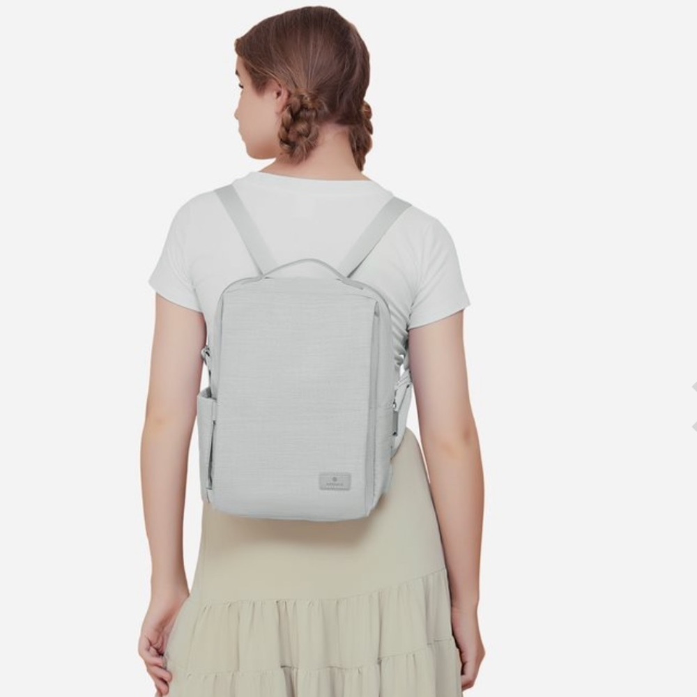 NORDACE SIENNA II GRAY BACKPACK. Unisex model